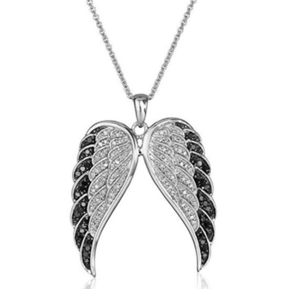 Pretty Girl Swag Jewelry Jewelry - ♨️SALE Austrian Crystal Wing Pendant Necklace